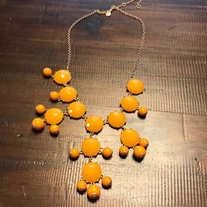 J.Crew Mustard Yellow Bubble necklace